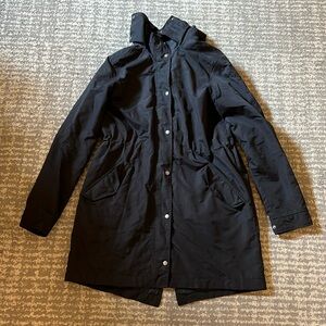Old navy lined rain coat size medium tall.